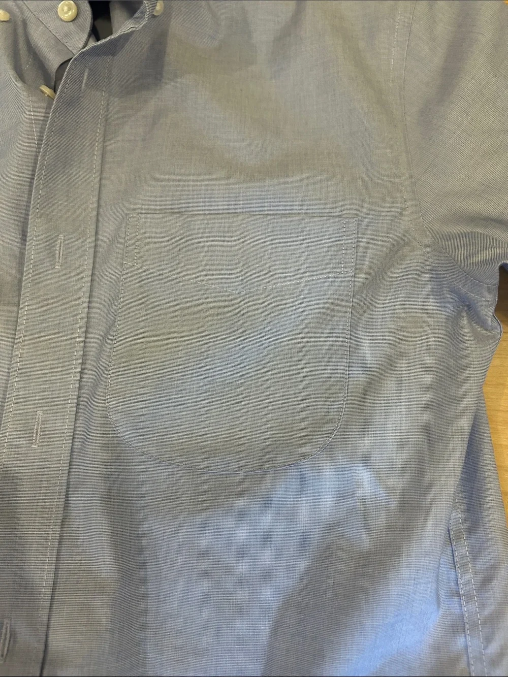 J. Crew Men's Blue Button-Down Dress Shirt